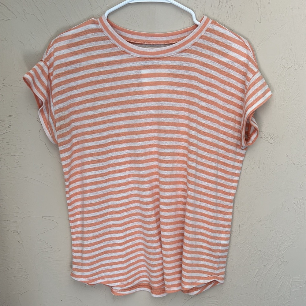 Madewell linen blend top